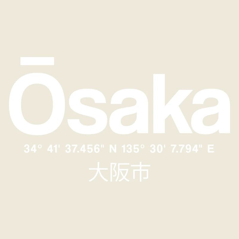Osaka Coordinates City Logo