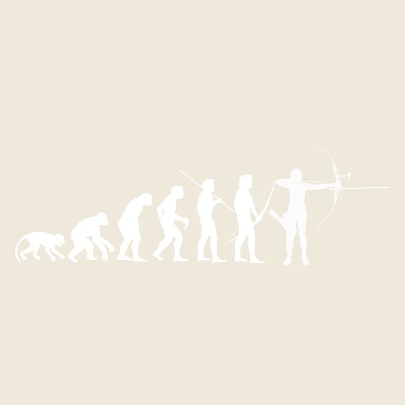 AEvolution de l'homme Arc Classique Recurve Archer