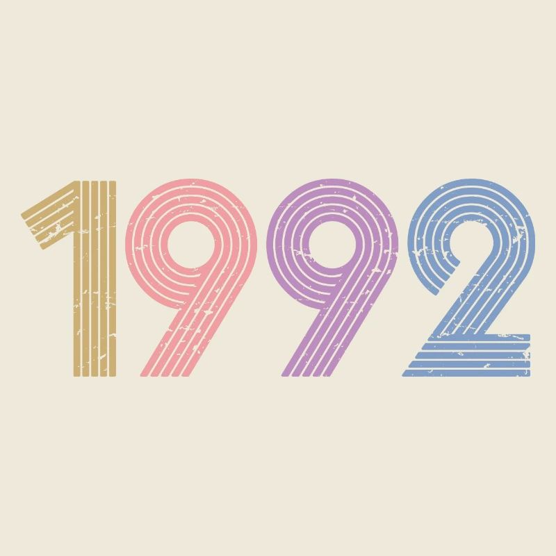 Cool Retro 1992, 30 Years Old, 30th Birthday Gift