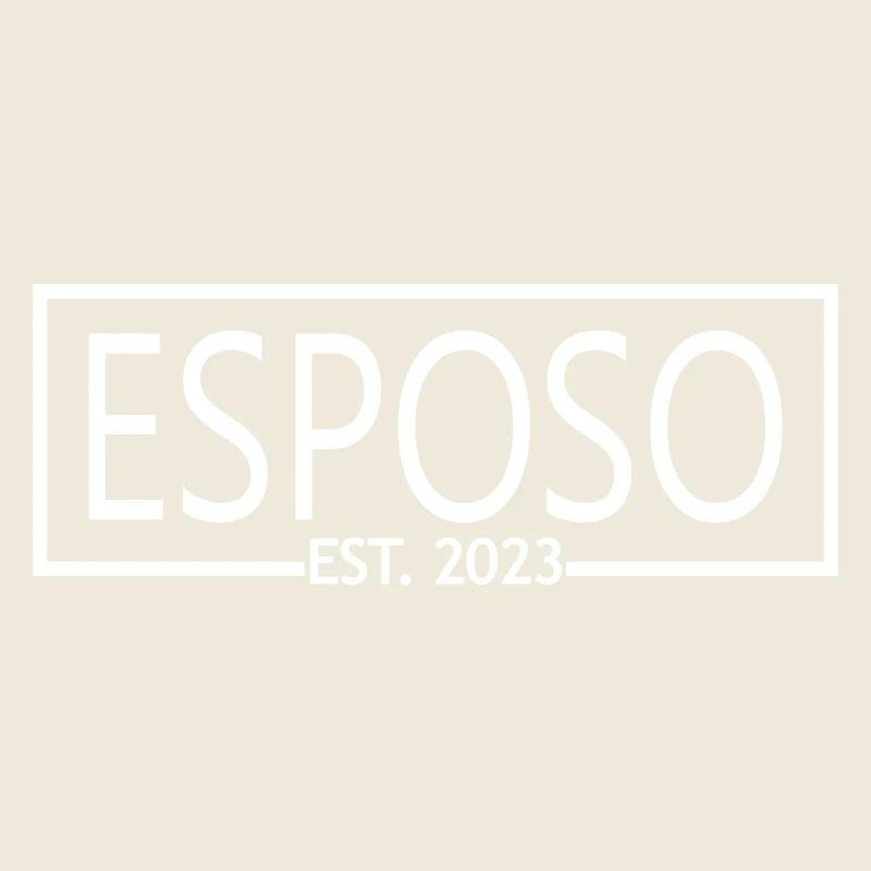 Esposo Est. 2023 Verlobungsbräutigams Geschenkhochzeit