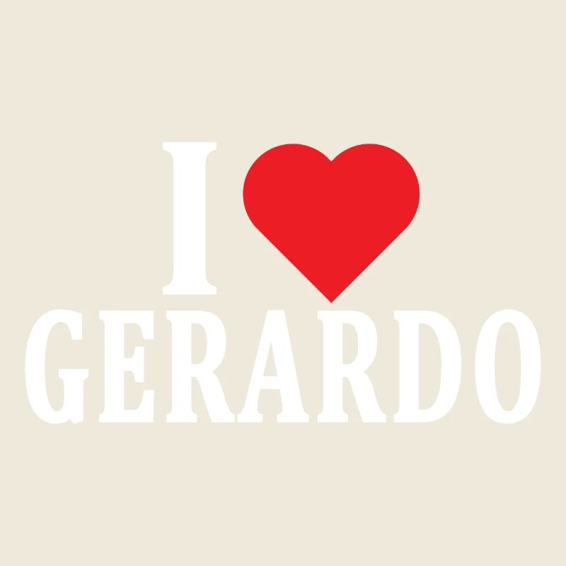 t-shirt I love Gerardo t-shirt gift idea