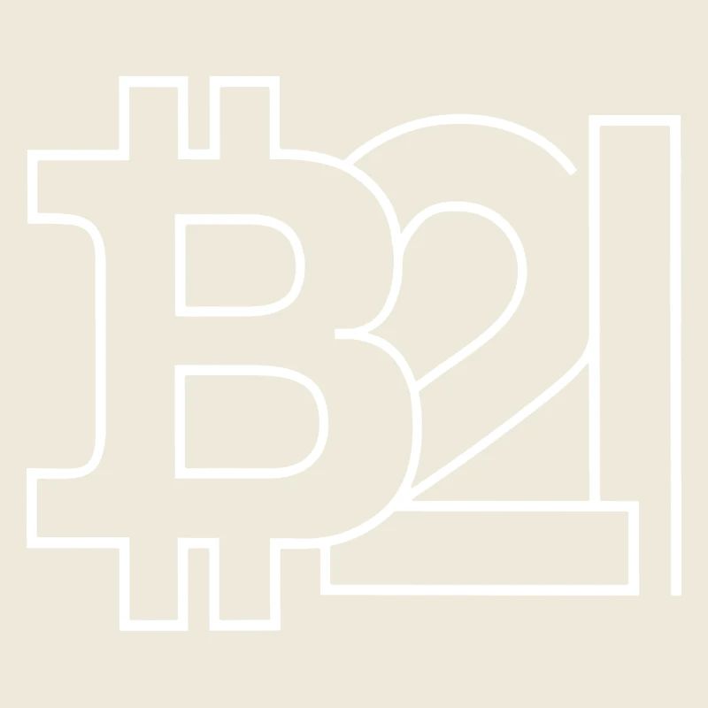 Bitcoin Silhouette Taschenformat