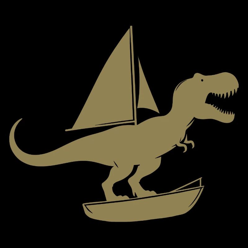 Minimalist dinghy with T-Rex summer