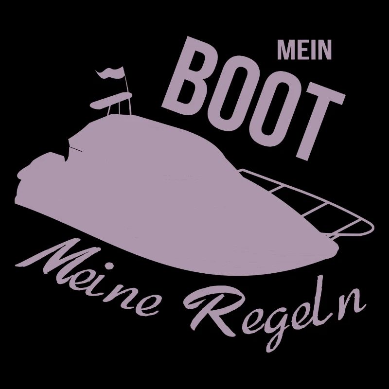 Mein Boot meine Regeln Motorboot