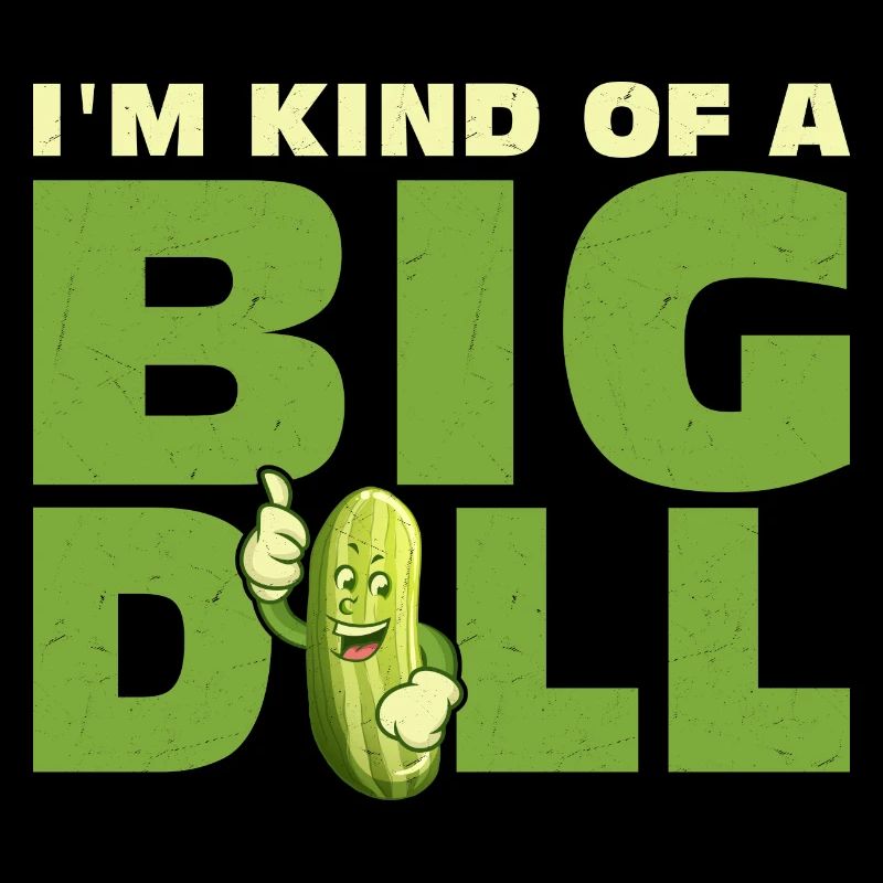 Je suis un peu un gros cornichon à l’aneth Concombre végétalien