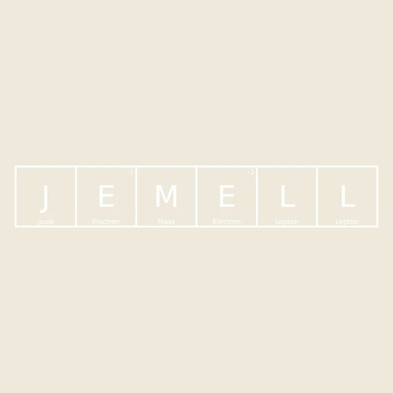 Jemell Nom Prénom Chimie Tableau périodique Éléments