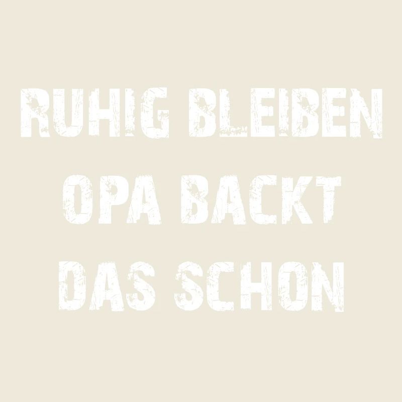 Opa backt das schon - unser backender Opa
