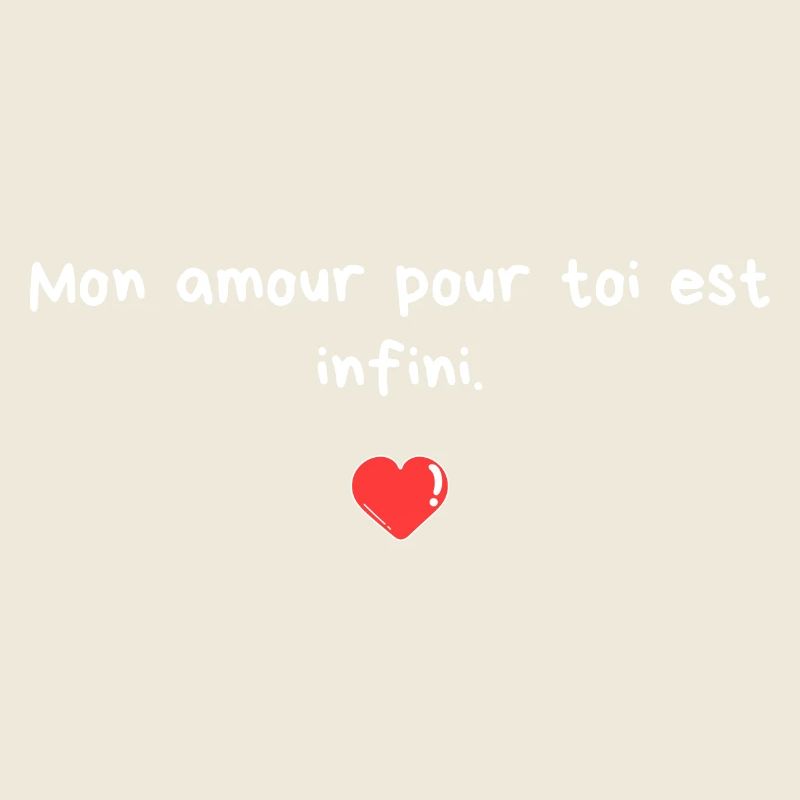 My love for you is infinite - couple gift idea