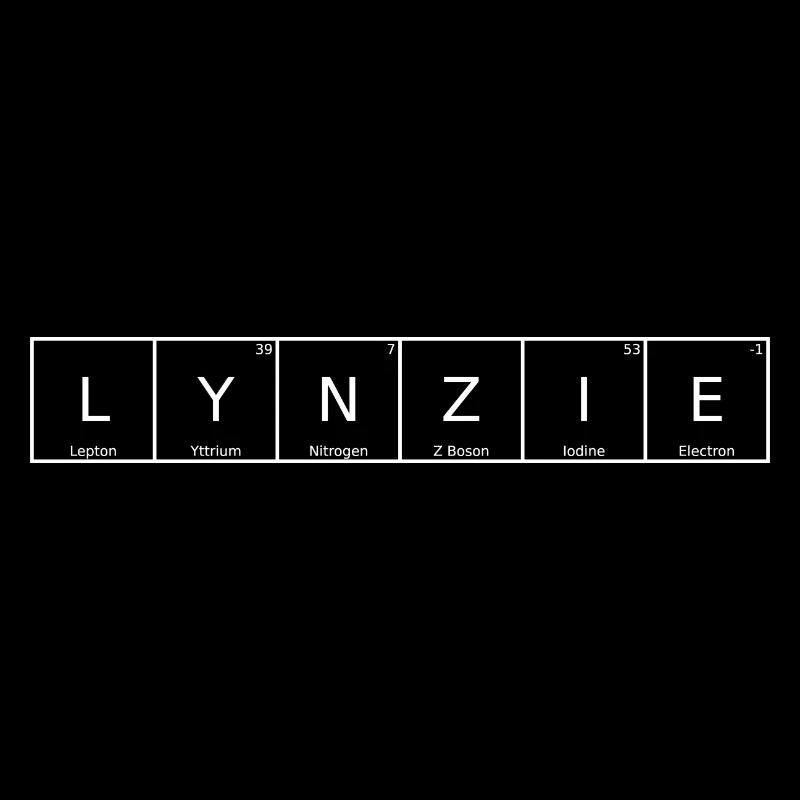 Lynzie Name First Name Chemistry Periodic Table Elements