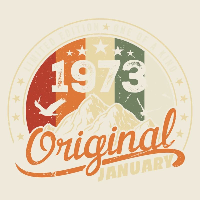 Original Born in January Birthday | January 1973