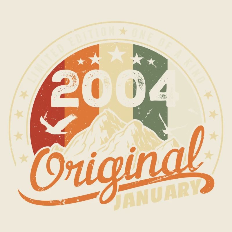 Original Geboren im Januar Geburtstag | Januar 2004