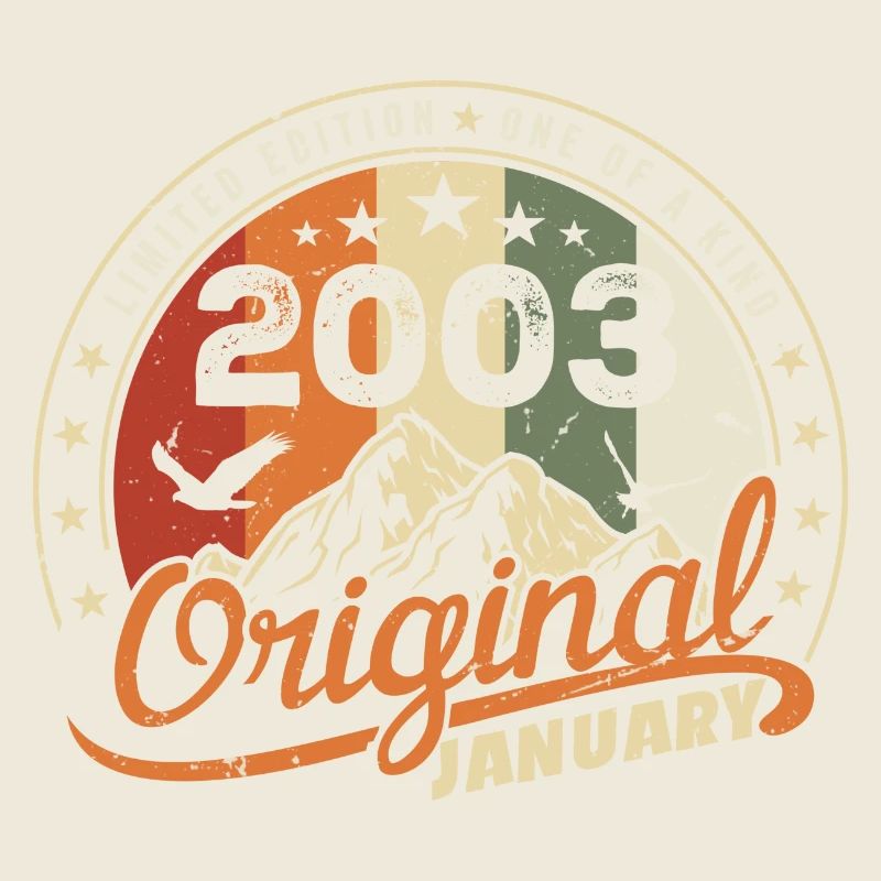 Original Geboren im Januar Geburtstag | Januar 2003