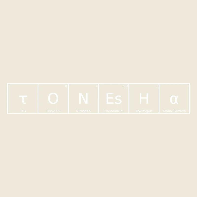 Tonesha Nom Prénom Chimie Tableau périodique Élément