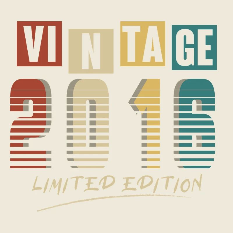 2016 Vintage 2016 né en 2016 anniversaire. Année 2