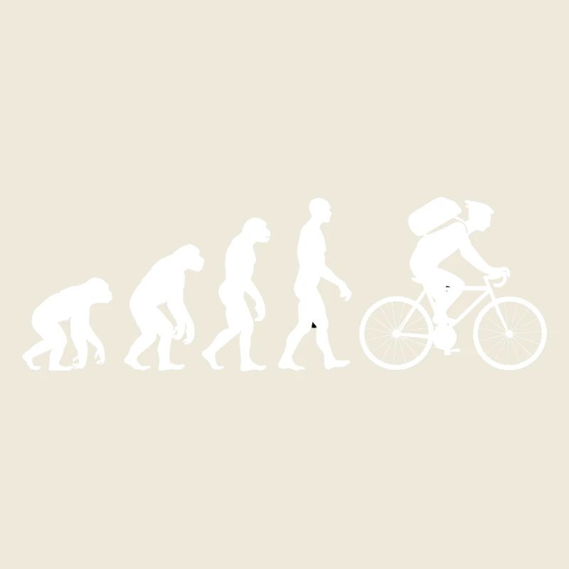 Evolution Radfahren Radfahren Biker Radfahren