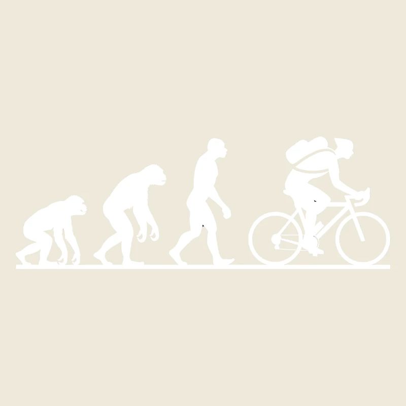 Evolution Radfahren Radfahren Biker Radfahren