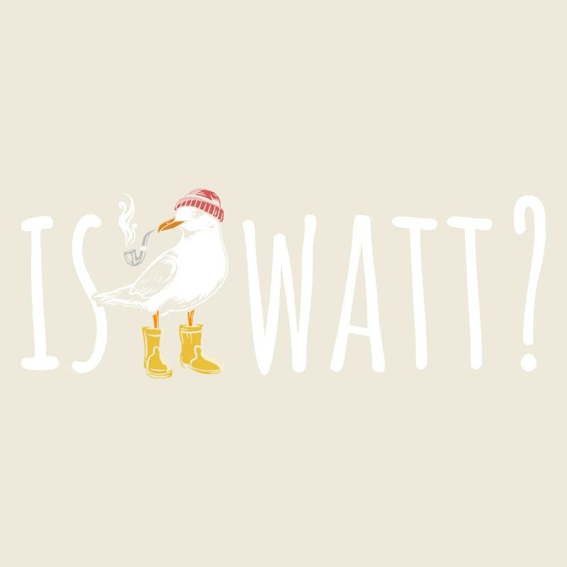 Möwe - Is Watt? - Nordsee - Geschenk
