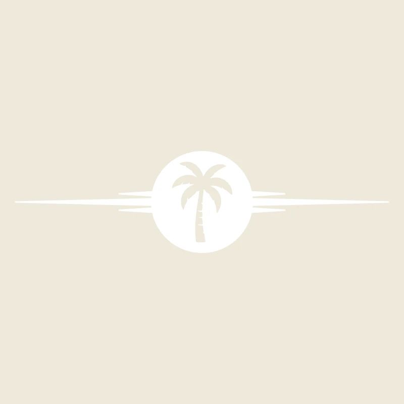 Palm tree line icon