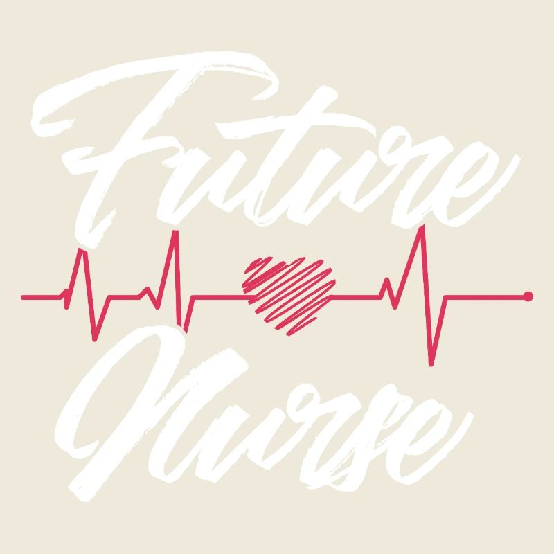 Future Nurse Heartbeat Motif