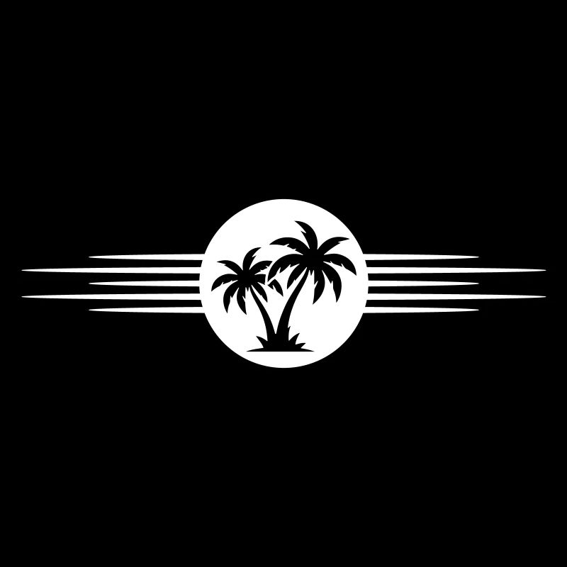Palmen Symbol Insel
