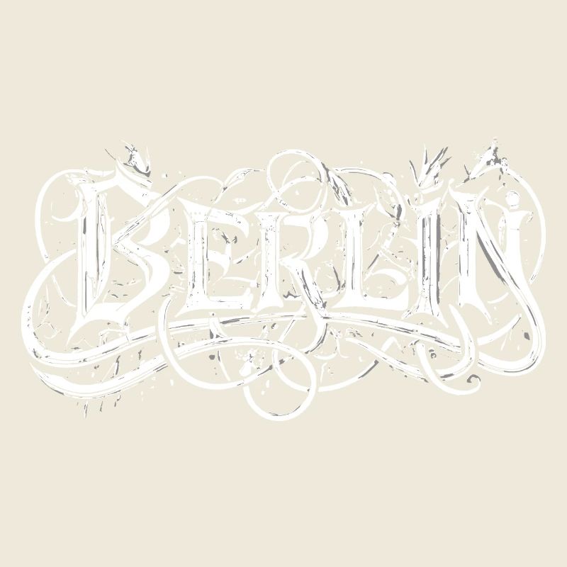 Berlin heavy metal headbanger typography