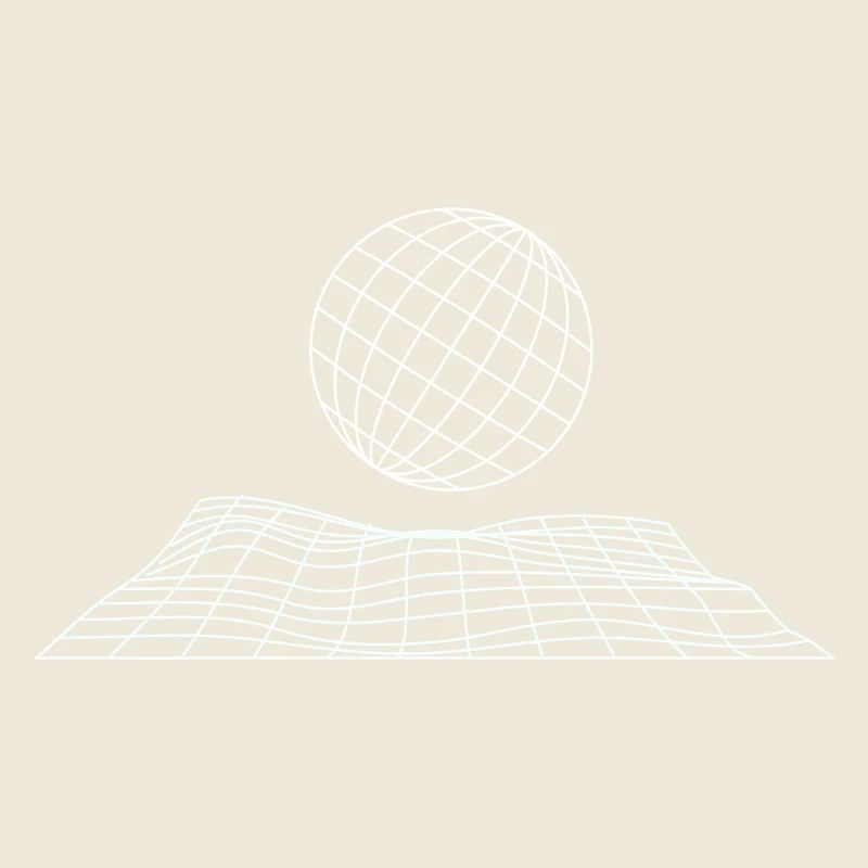 Conception futuriste du globe en grille