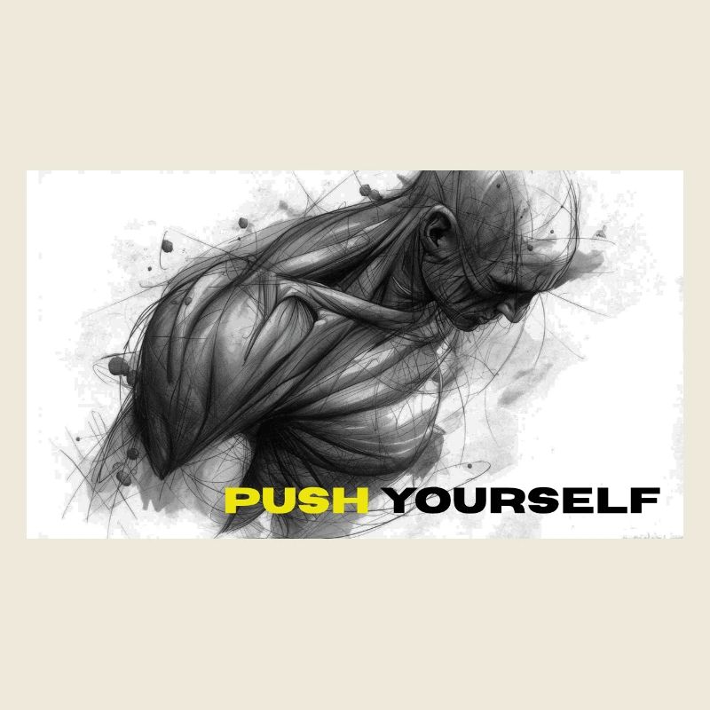 Strong Self Motivation Illustration