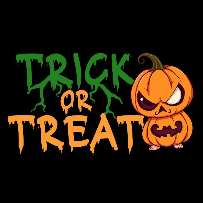 Trick or Treat Halloween Kürbis