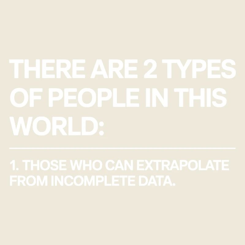 Statistik Analyse Data Science Extrapolation