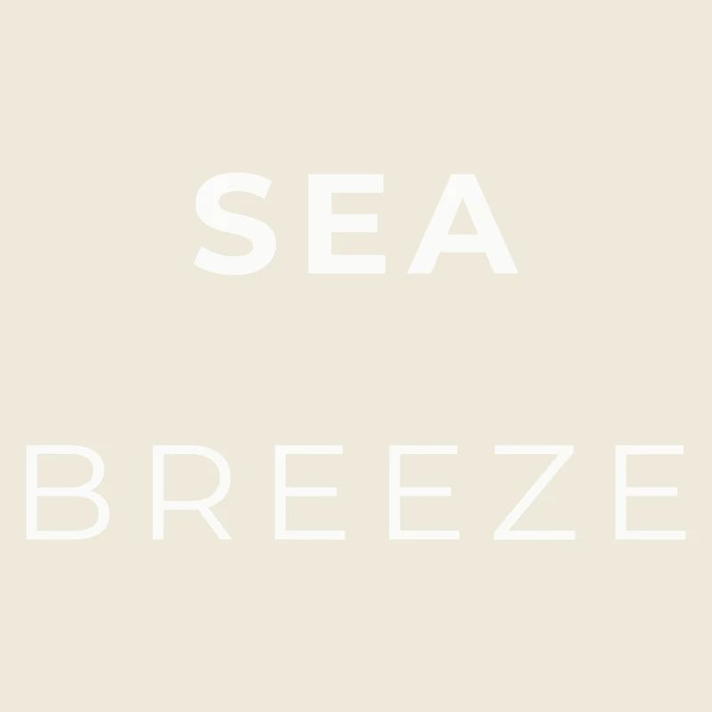 Breeze Navy Minimalist Typography