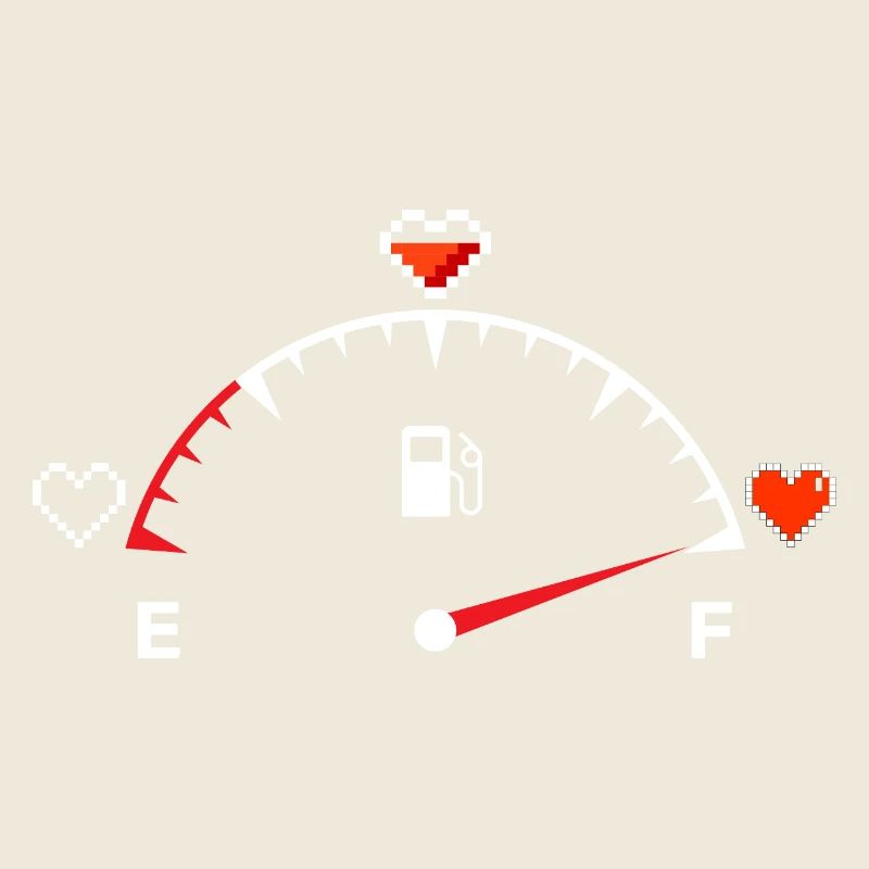 Jauge de cœur de Saint-Valentin