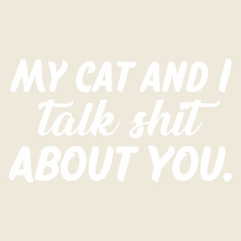 Mon chat et moi parlons de toi, Tee