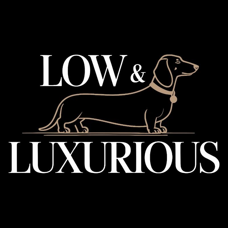 Design bas et luxueux teckel