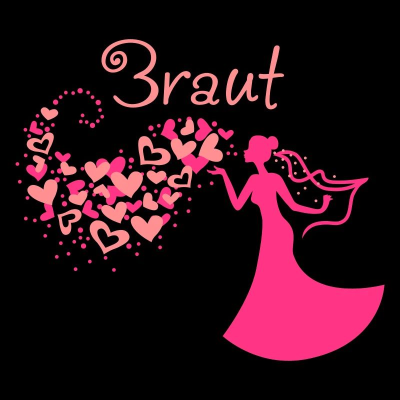 Heart Cloud bride Text