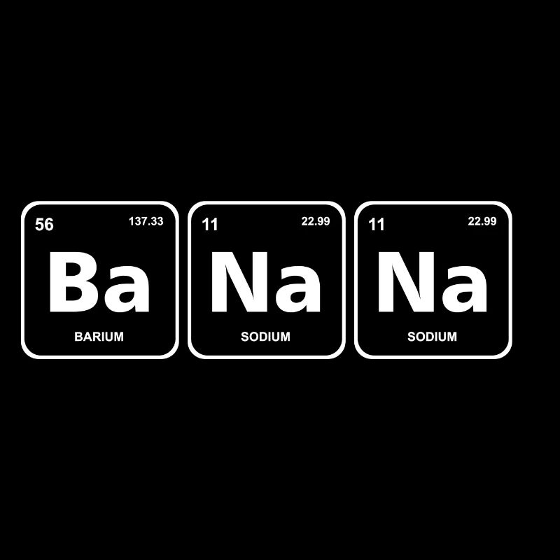 Banana Periodic Table Element Genius