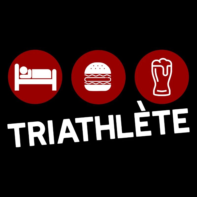 Triathlète humour cadeau