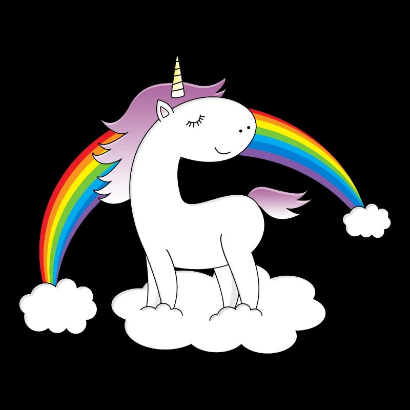 Einhorn auf Wolke