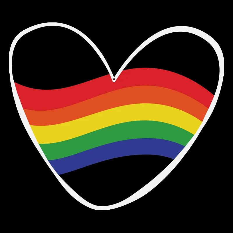 Regenbogen Herz | Geschenk Idee | LGBT