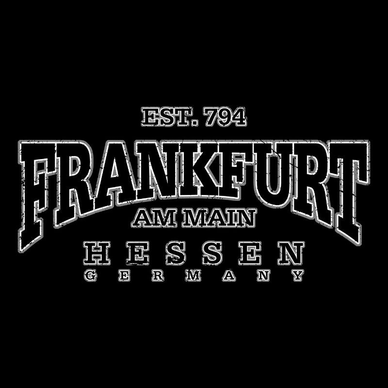 Francfort-sur-le-Main (à l'ancienne noir)