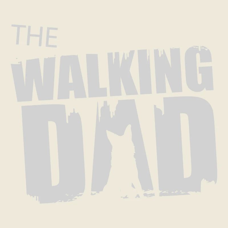 Schäferhund Walking Dad Geschenkidee Vater Gassi