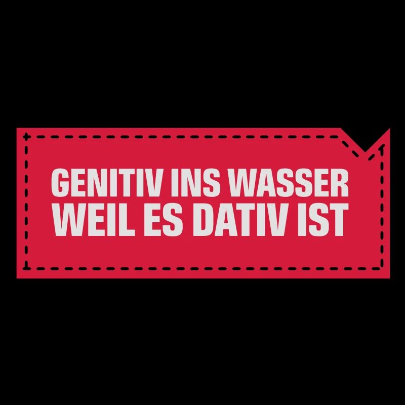 Génitif dans l'eau parce qu'il est datif