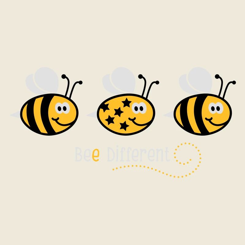Be different - be yourself - Biene - Bee - 3C