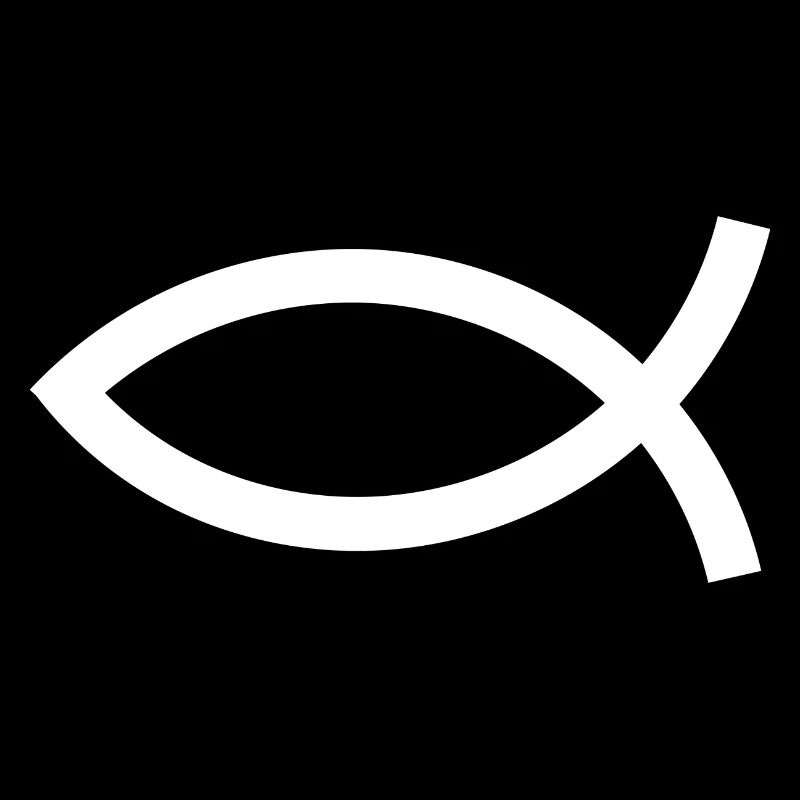 Jésus poisson blanc Ichthys poisson poisson poisson