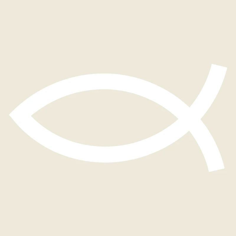 Jésus poisson blanc Ichthys poisson poisson poisson