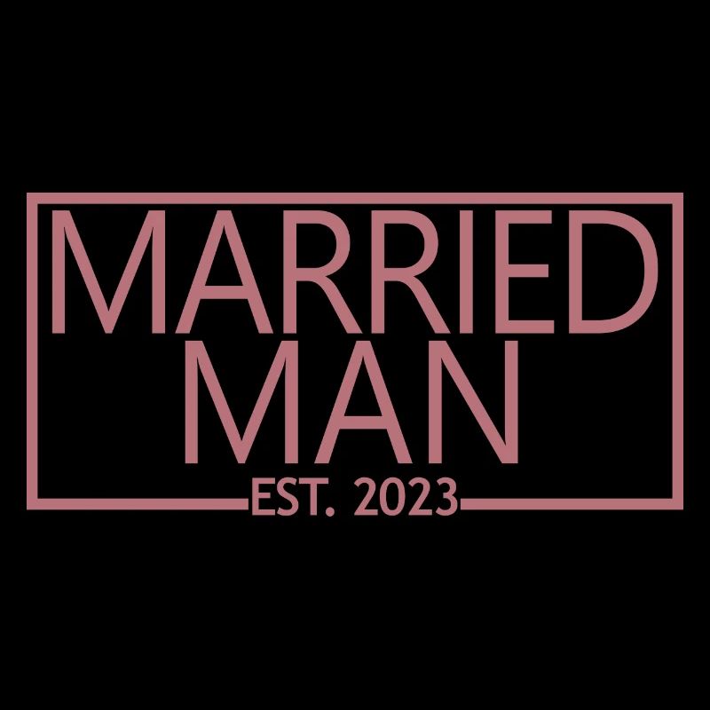 Married Man Est. 2023 Engagement Groom's Wedding