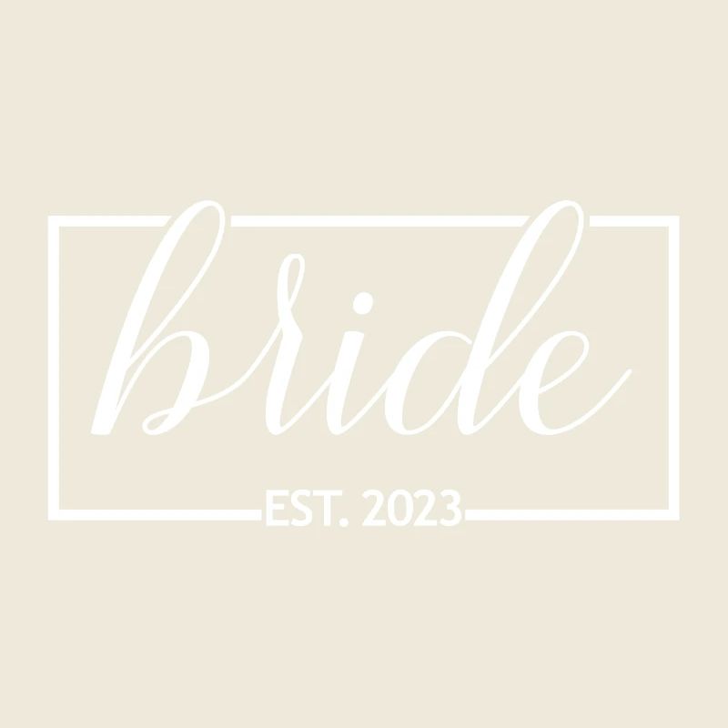 Braut Est. 2023 Verlobung Brautdusche Hochzeit