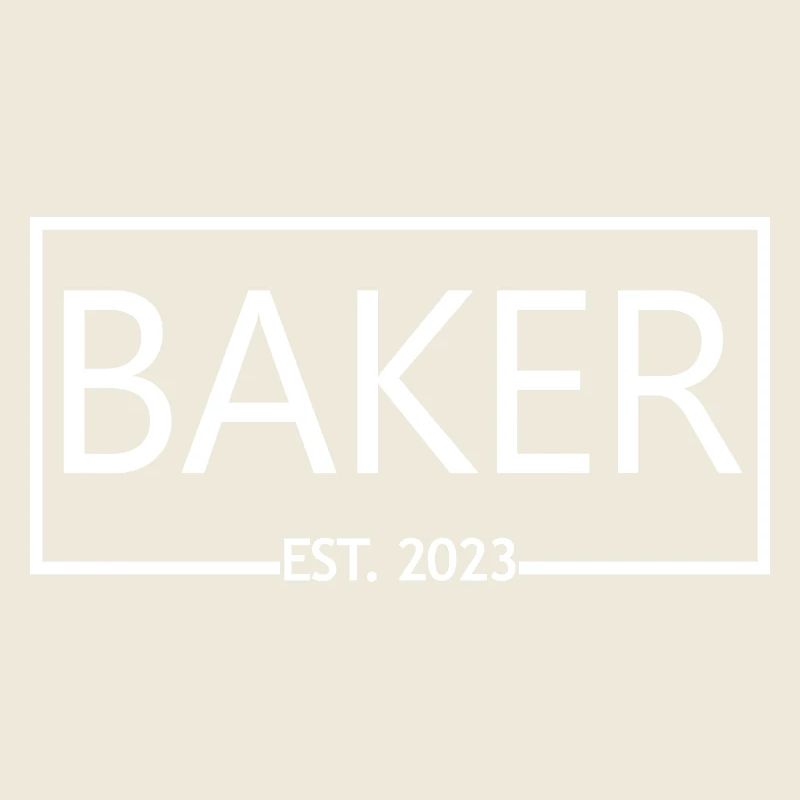 Baker Est. 2023 Abschluss Konditorei Backen Student
