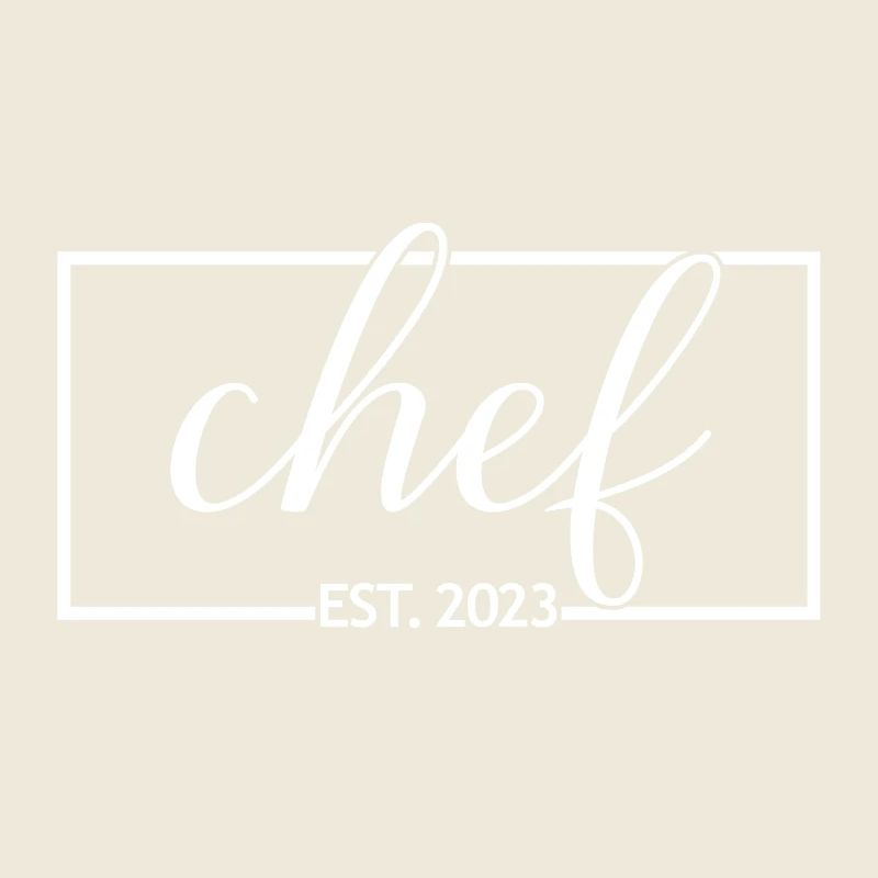 Chef Est. 2023 Graduated Chef Culinary Art Student