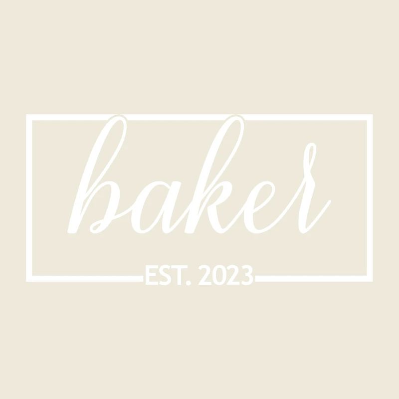 Baker Est. 2023 Proud Baker Gift For Men & Women