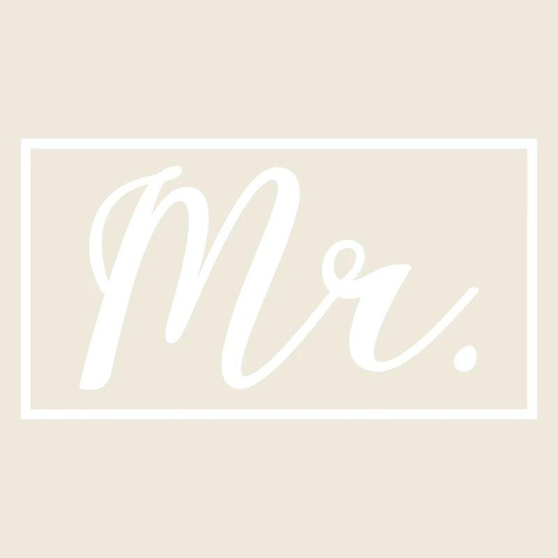 Mr. Matching Couple Engagement Wedding Honeymoon